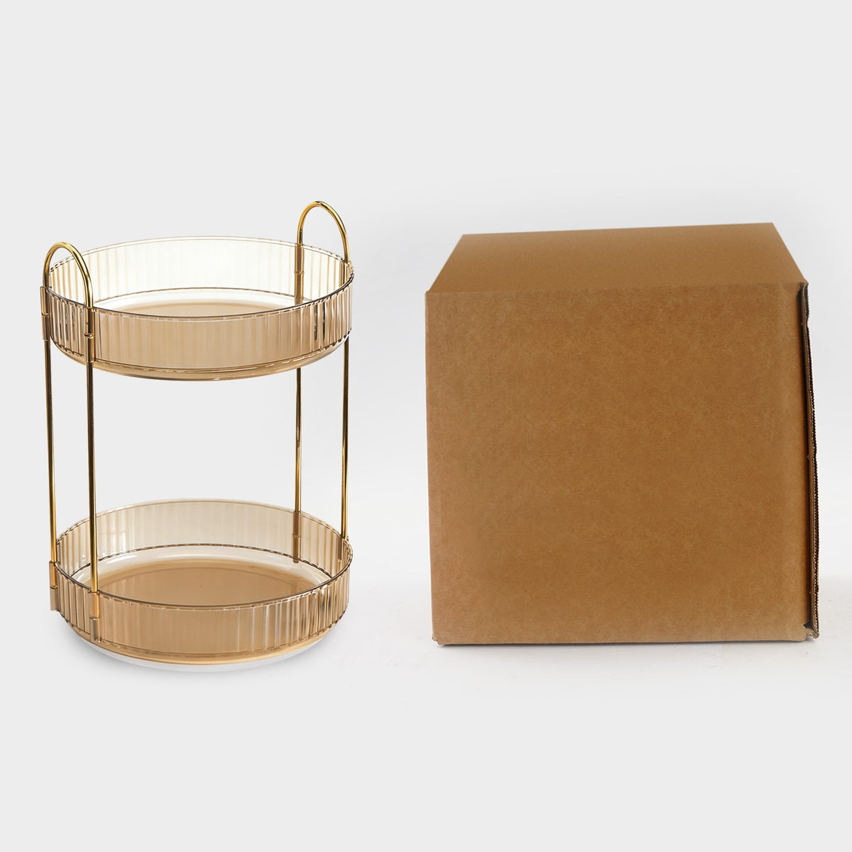 Rotating Makeup Organizer Stand for Perfumes and Cosmetics