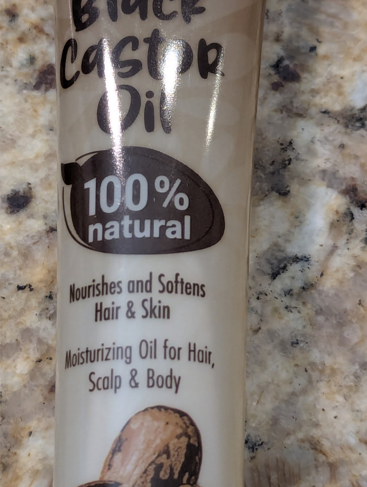 Black Castor Oil for Hair & Skin - 100% Natural 1.5 fl oz, Pack of 2
