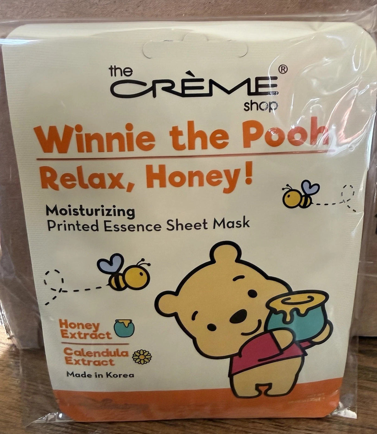 Honey Moisturizing Sheet Face Mask - Winnie the Pooh