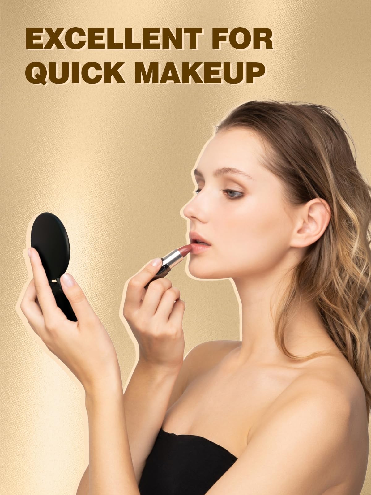 12-Pack Compact Pocket Makeup Mirrors for Travel and Purse