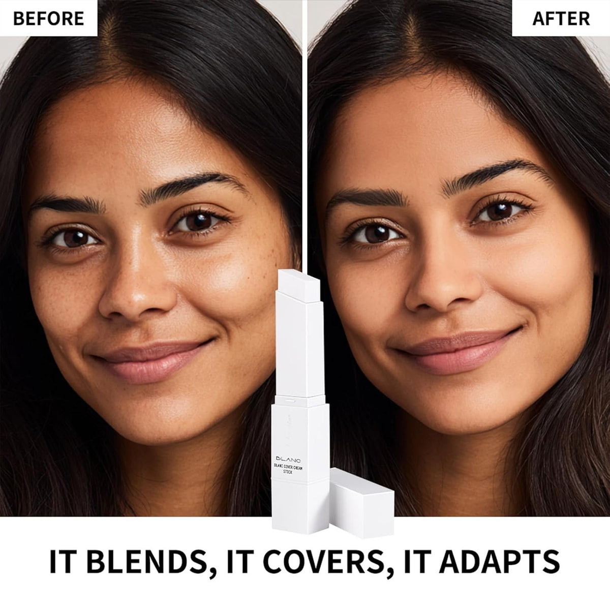 Color-Changing Foundation Stick with Hydrolyzed Collagen - Medium Coverage