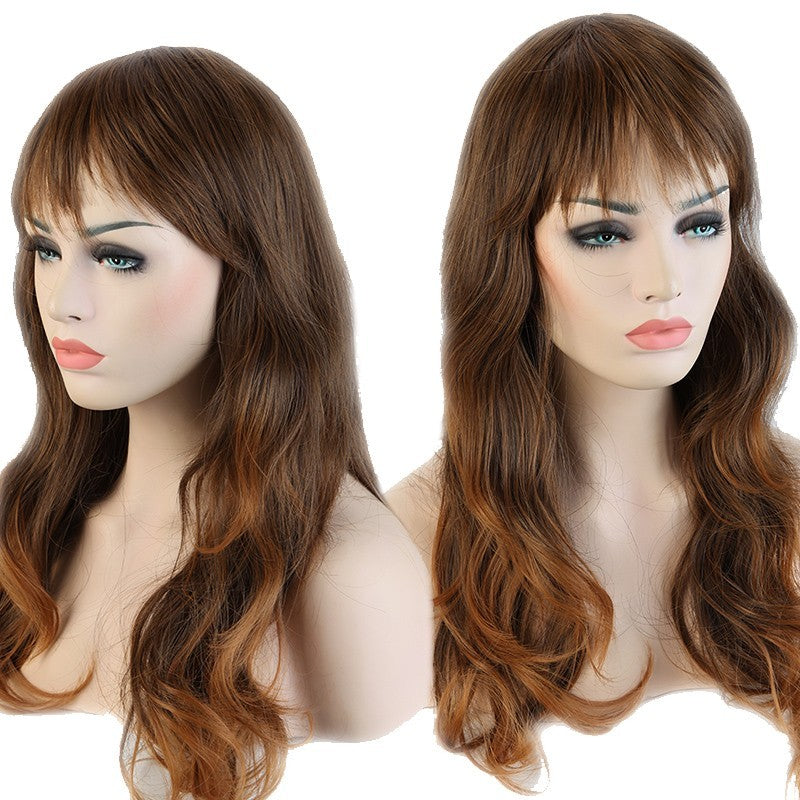 Long Ombre Wigs - Heat Resistant Synthetic Hair, Thick Full Wigs