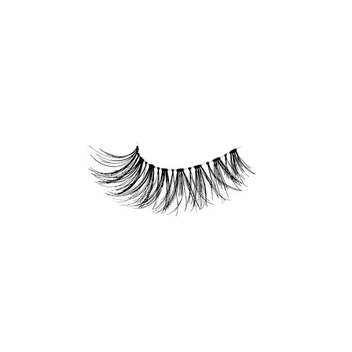 False Eyelashes - Natural Look Lightweight Reusable Strip Lashes Black