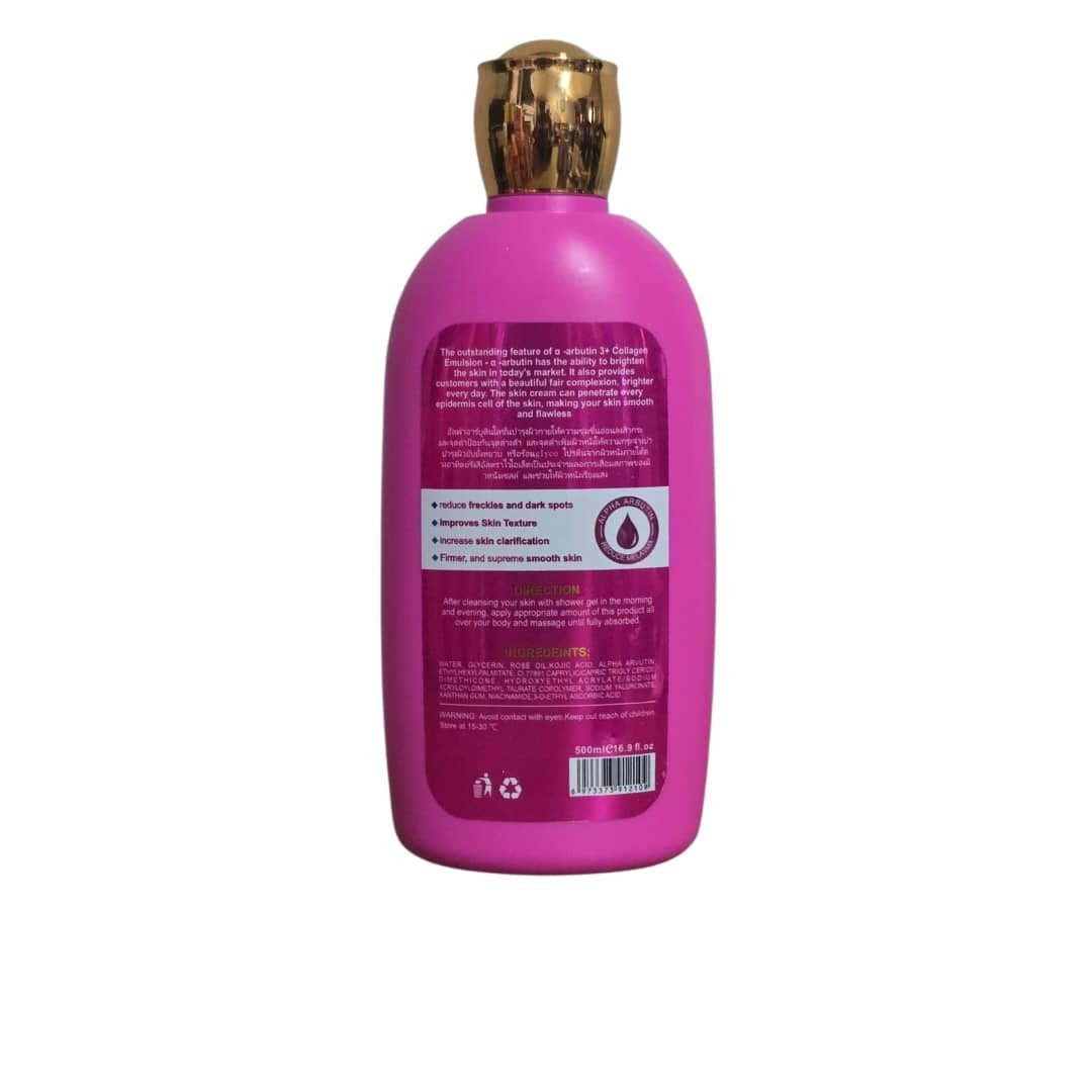 Alpha Arbutin 3 Plus Niacinamide Collagen Body Lotion 500ml - Brightening