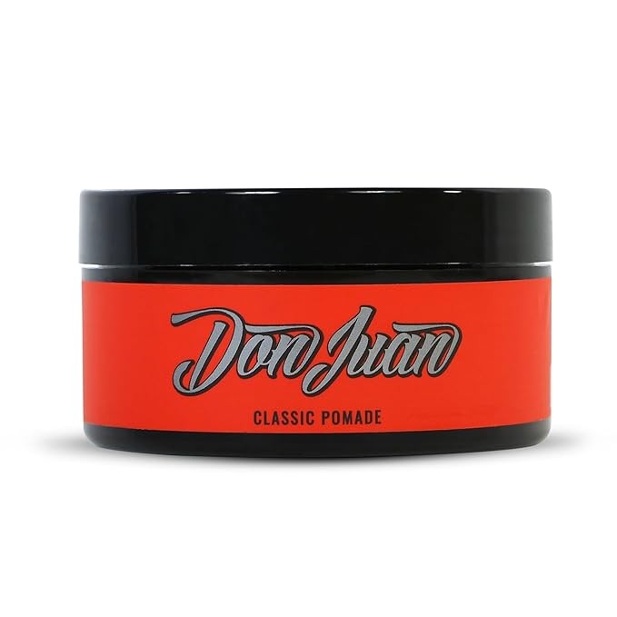 Don Juan Medium Hold & Shine Pomade - Water-Based 4oz Pack of 3