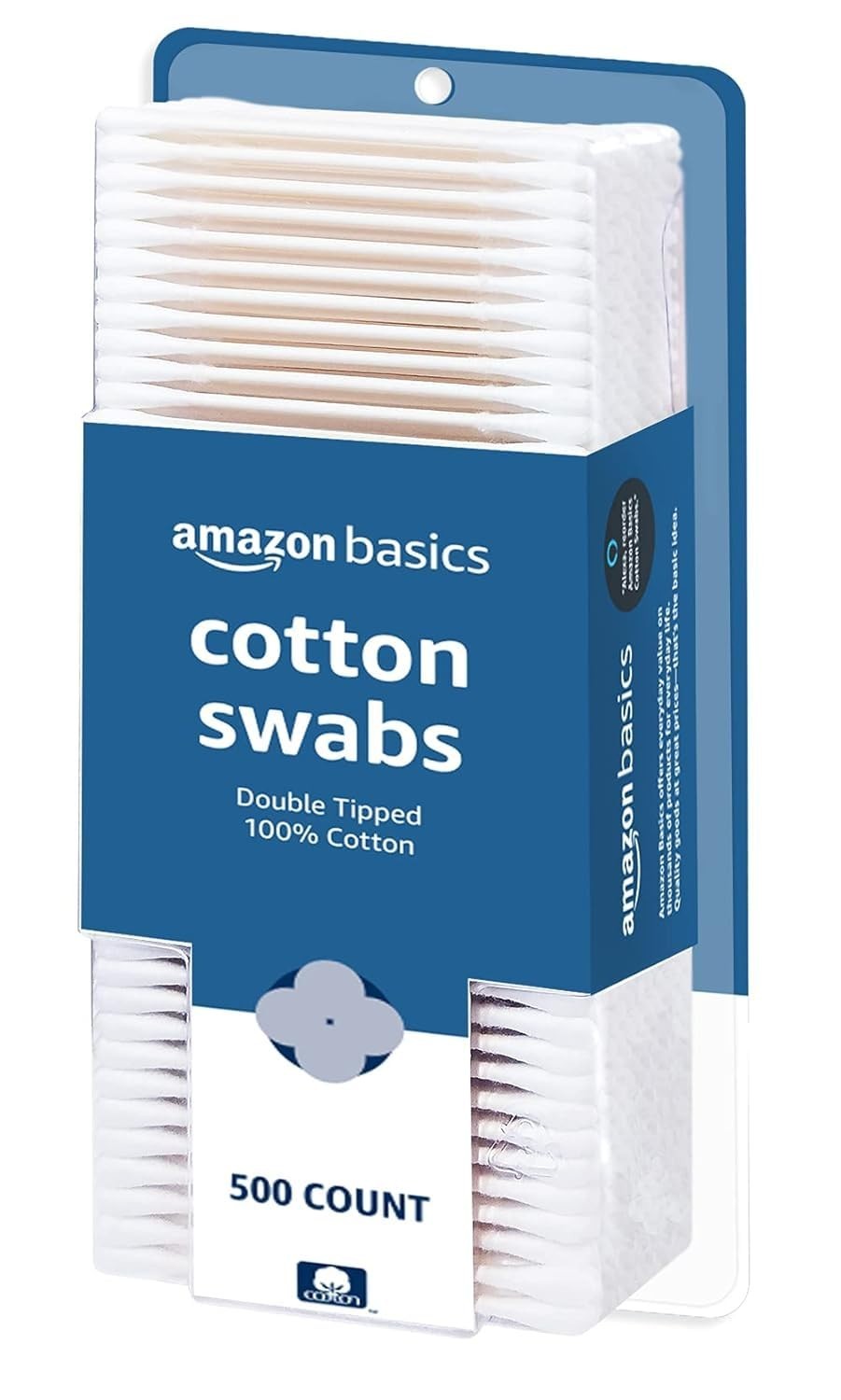 Double-Tipped Cotton Swabs for Personal Hygiene Baby Care 500 Count