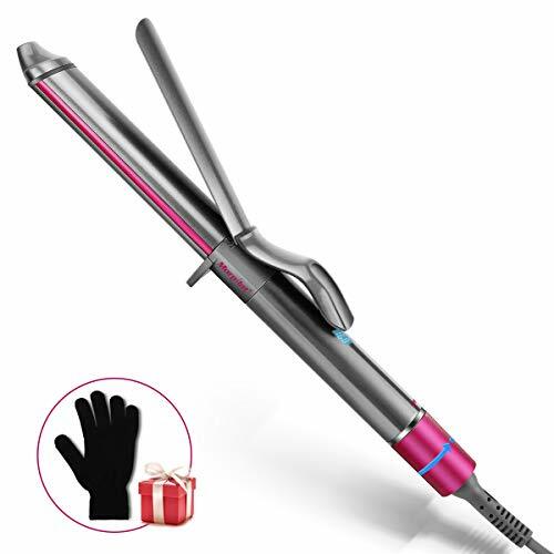 Dual Voltage Hair Curling Wand with Ceramic Technology & LCD Display
