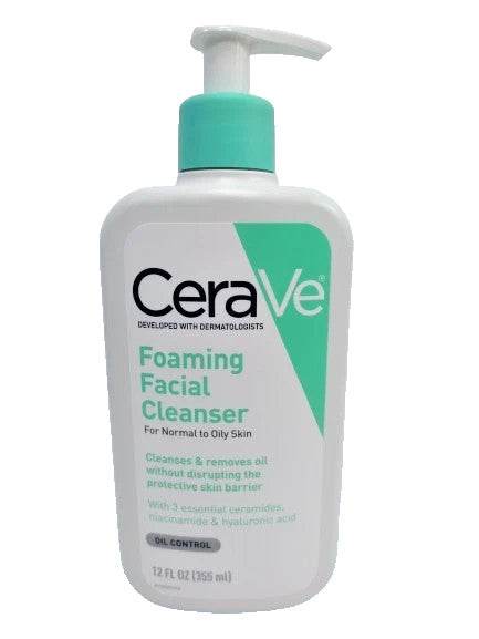 Foaming Facial Cleanser for Normal to Oily Skin - 12 oz, 3 Pack