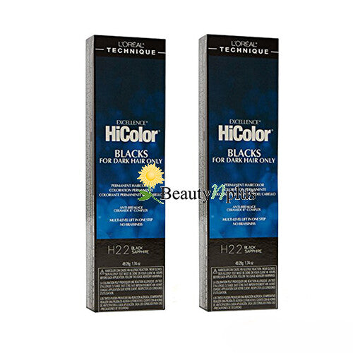 Permanent Hair Color for Dark Hair - 2 Pack, 23 Shades