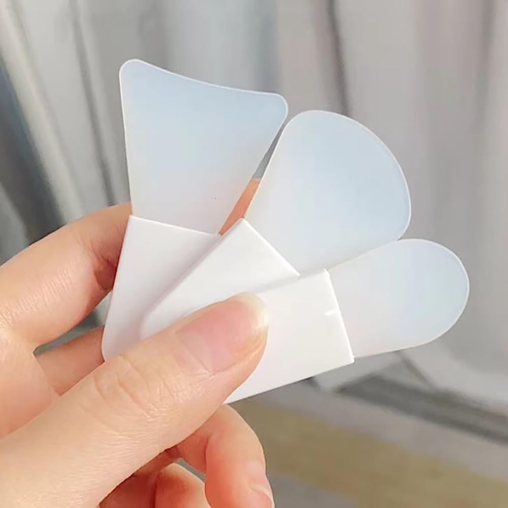 Silicone Face Mask Applicator Brushes 3-Pack - Travel-Friendly Makeup Spatulas