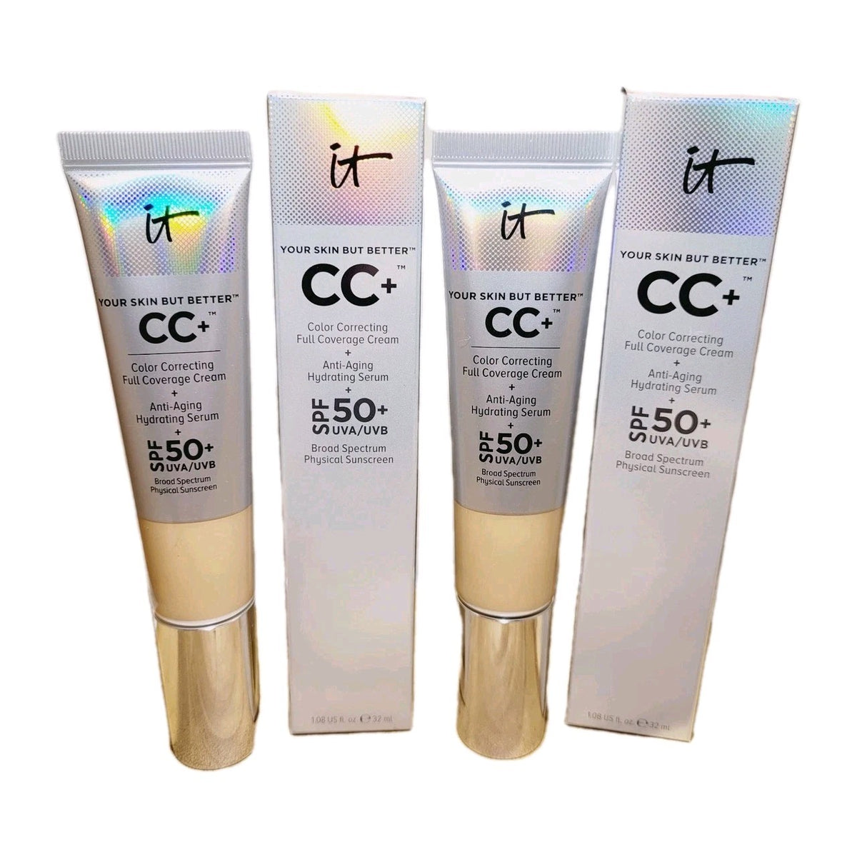 Full Coverage Anti-Aging Foundation SPF 50+ Medium Tan - Cream Makeup