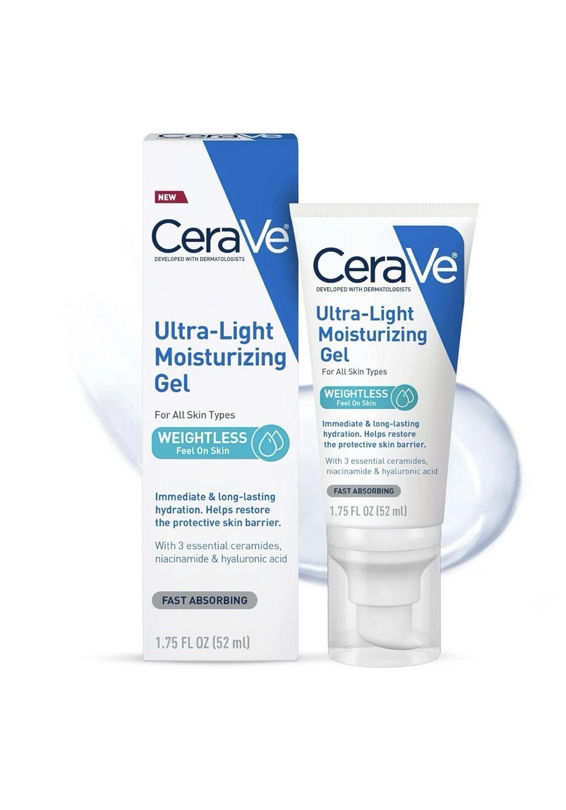 Ultra-Light Facial Moisturizing Gel - Fragrance Free, Oil-Free, 1.75 FL Oz