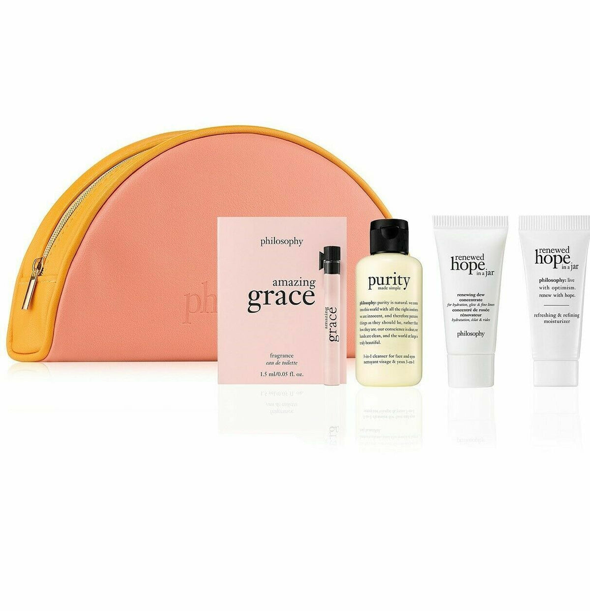 Philosophy Dew Hope Gift Set with Purity, Amazing Grace & Moisturizer - Skincare Gift Collection