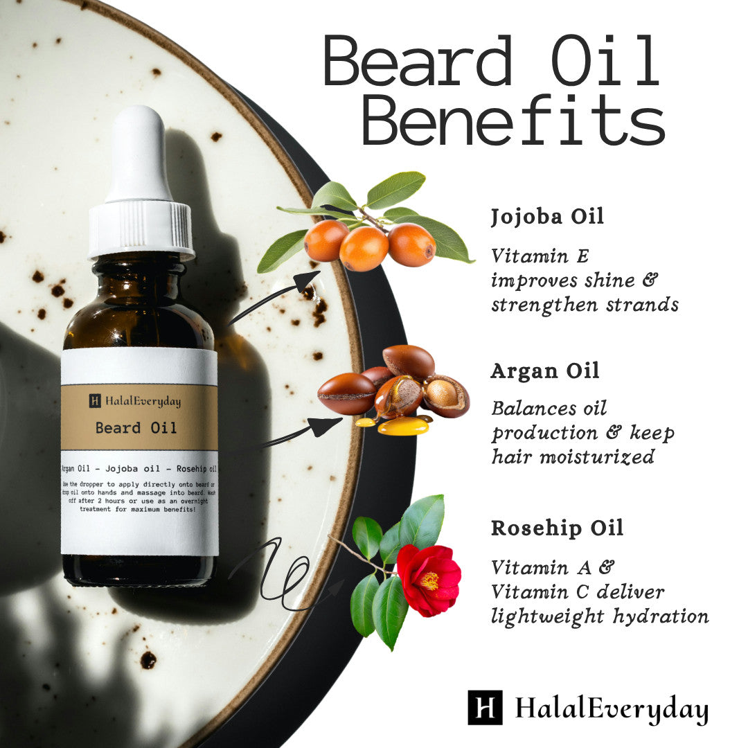 Beard Oil - Natural Hydrating Conditioner for Soft, Healthy Facial Hair