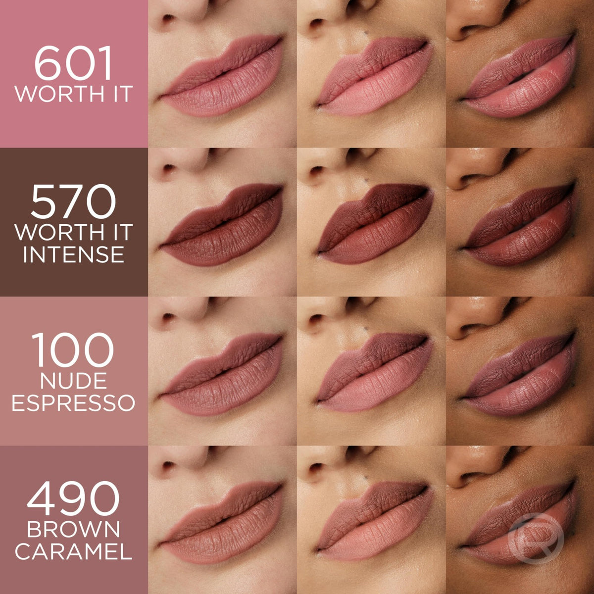Lip Liner Pencil for Fuller Lips - Nude Espresso 0.21 Oz