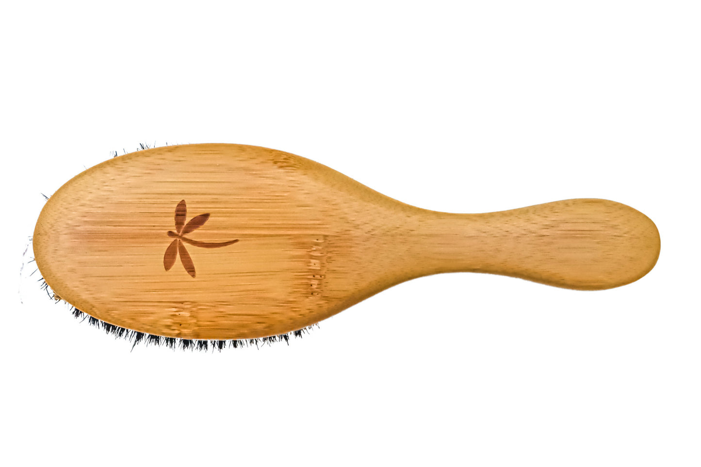 Premium Hair Brush Set with Detangler Comb & Travel Bag - Natural Shine & Frizz Control