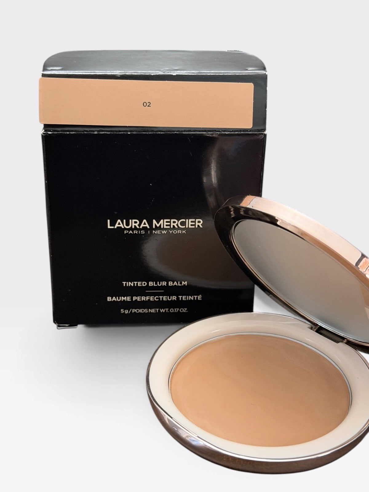 Tinted Blur Balm to Powder Matte Foundation with Peptides - Buildable 12 Hr Wear
