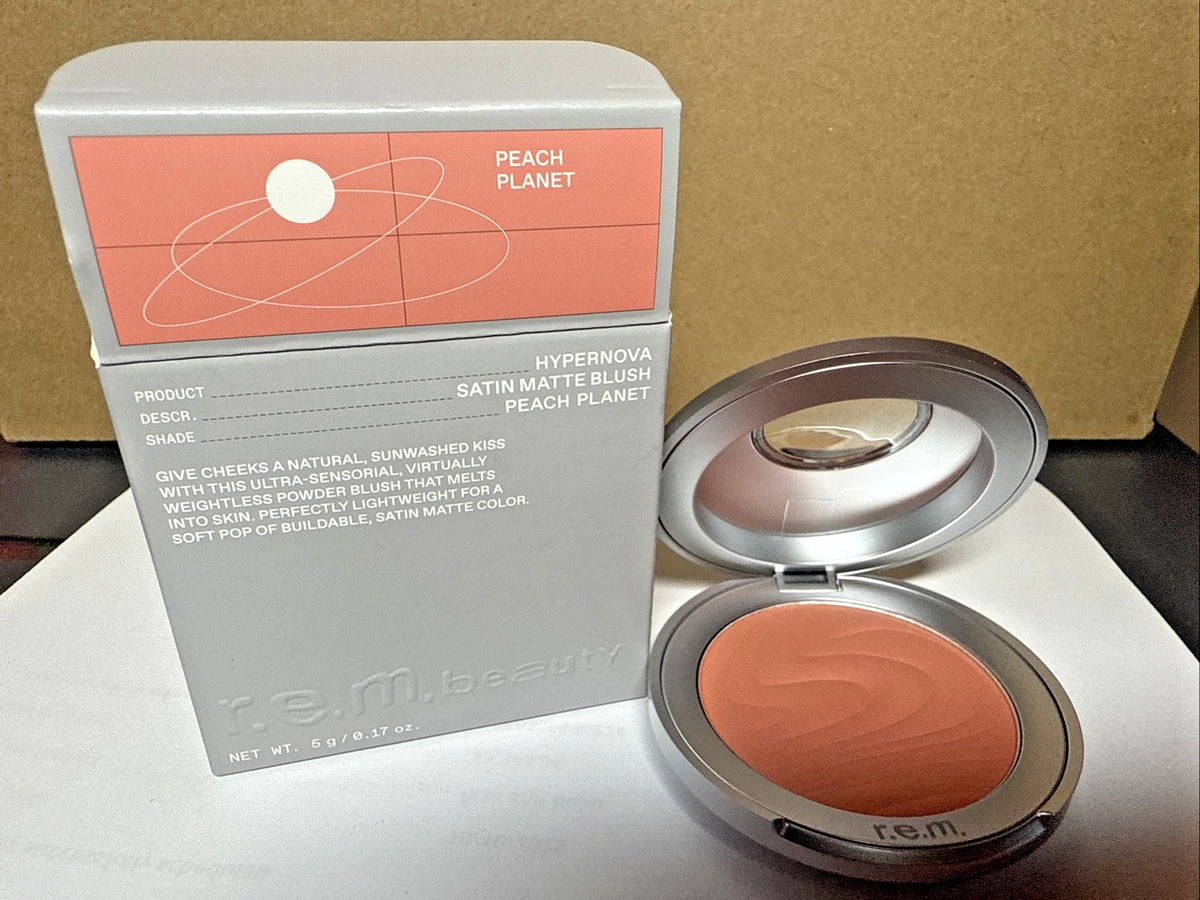 Satin Matte Blush Peach Planet 5g - Hypernova Face Makeup