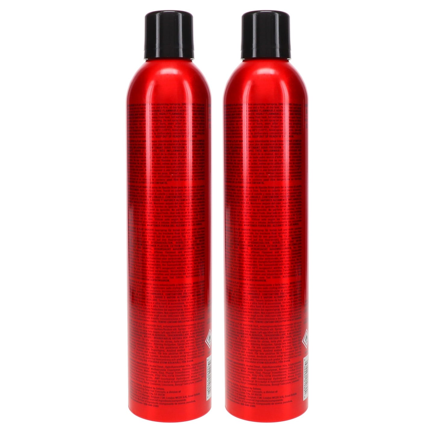 2-Pack Volumizing Hairspray - Firm Hold, UV & Humidity Protection 10oz