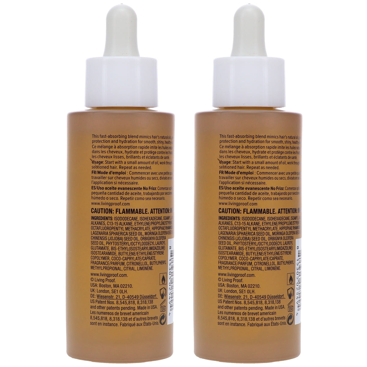 Living Proof No Frizz Vanishing Oil - Lightweight Hair Serum for Frizz Control 1.7 oz