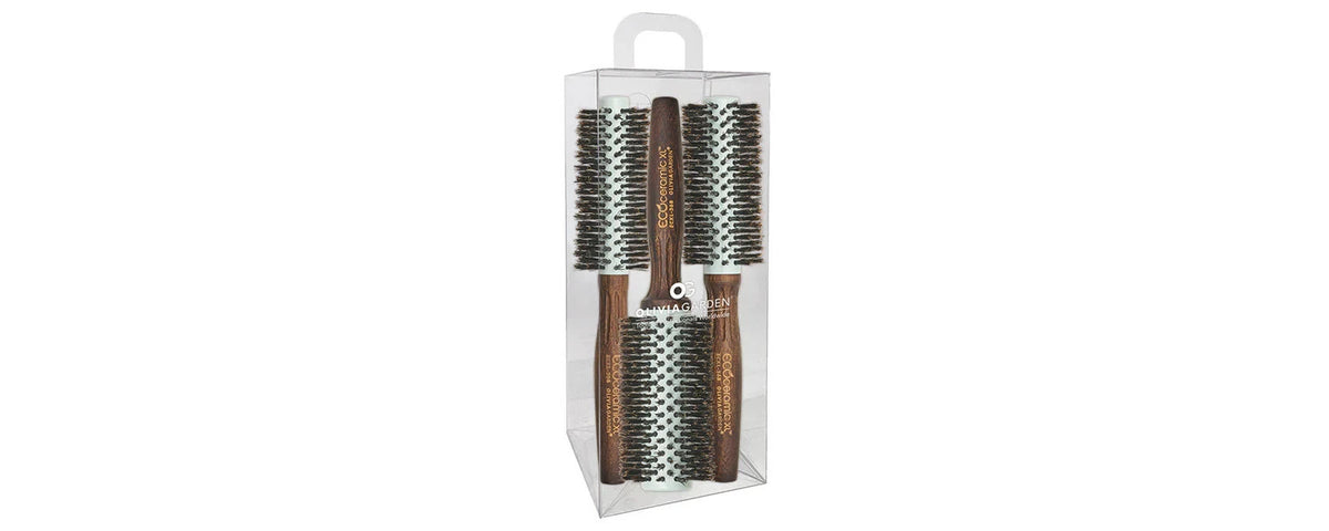 EcoCeramic XL Thermal Brush Set - 3 Sizes for Blowouts & Styling