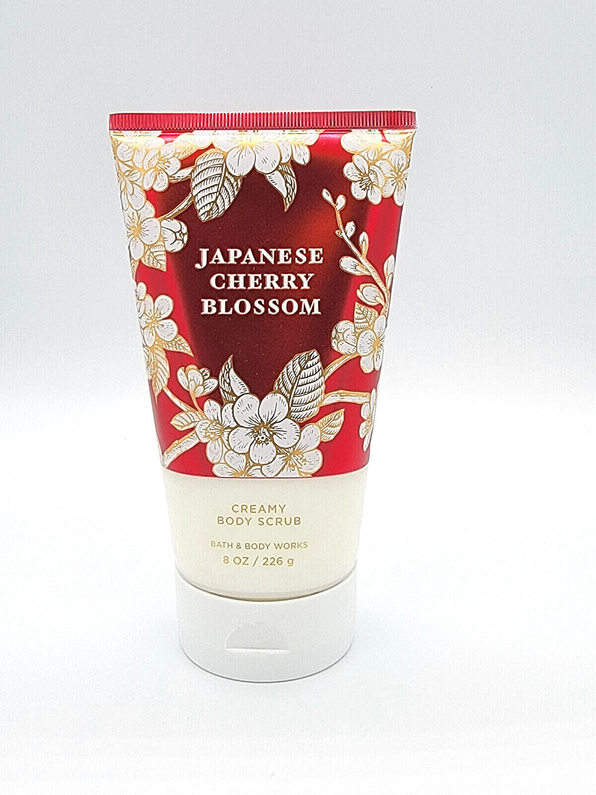 Bath & Body Works *JAPANESE CHERRY BLOSSOM* Creamy Scrub 8 oz SEALED!