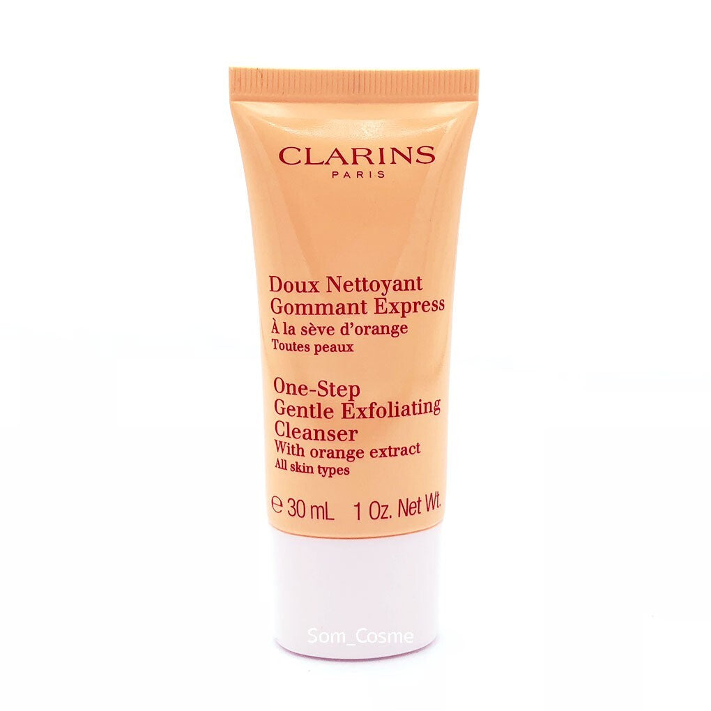 Clarins One-Step Gentle Exfoliating Cleanser for All Skin Types 0.9 oz