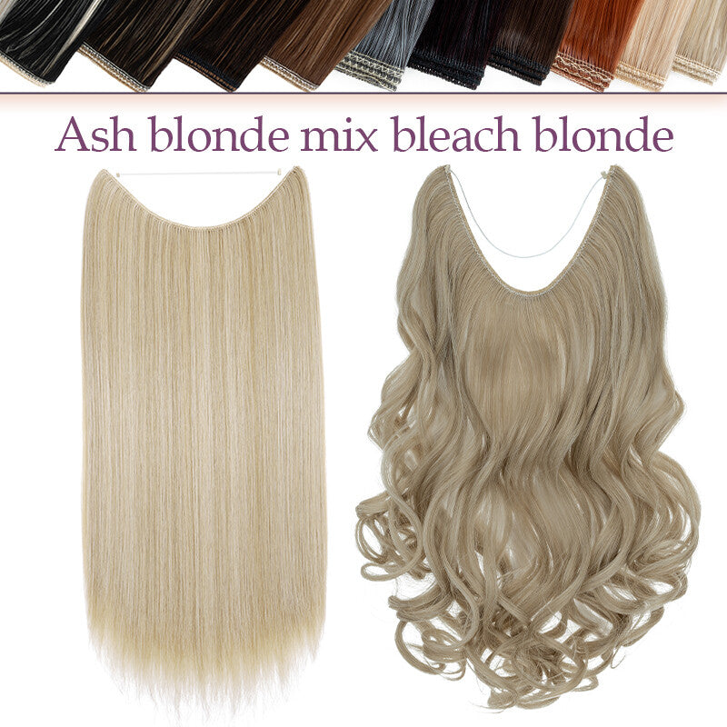 Natural Real Hair Extensions Wire-In Thick Wavy or Straight 20-24 Inch
