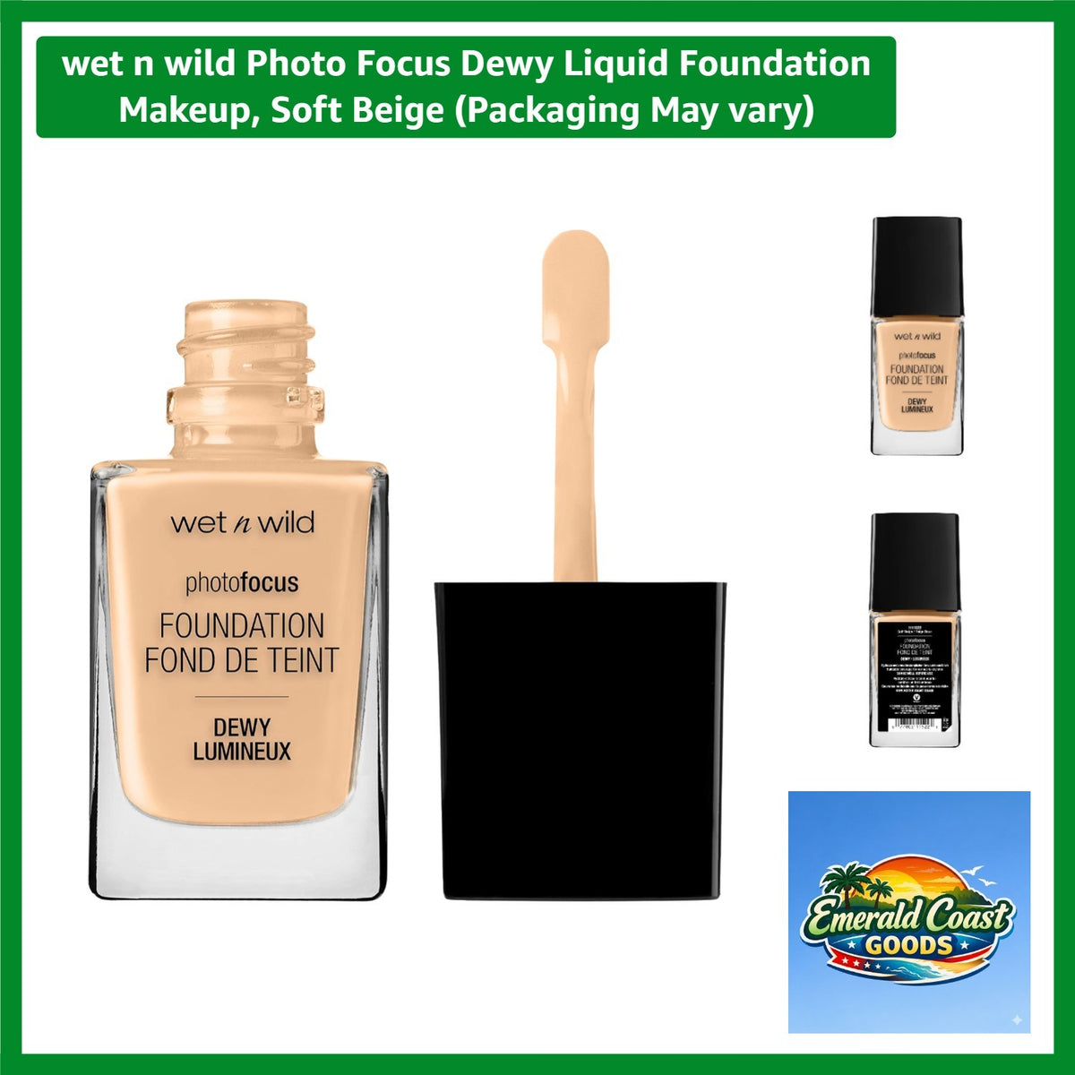 Dewy Liquid Foundation Makeup - Skin-Perfecting, Buildable Coverage, Cruelty-Free