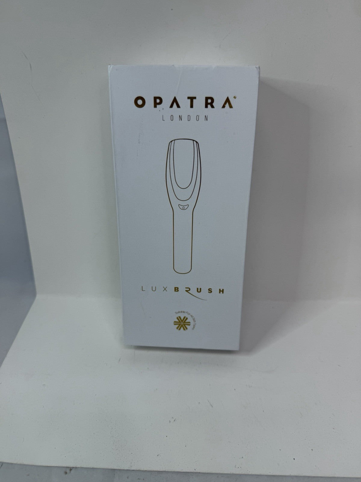 UNUSED Opatra Lux Brush Hair Scalp Treatment Vibrating Technology Red