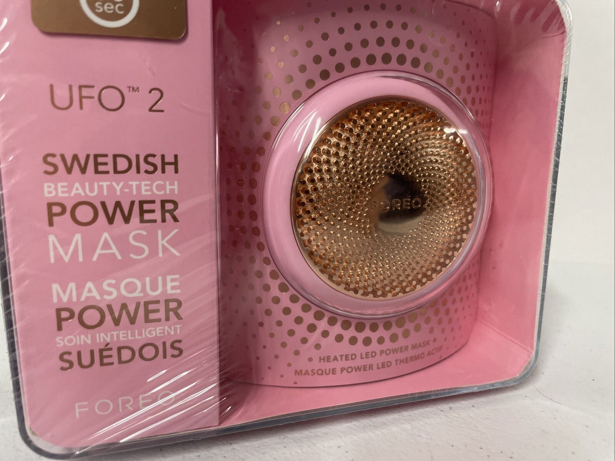 FOREO UFO 2 Pearl Pink – Heated LED Mask System with 2 Masks