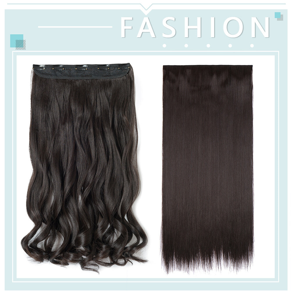 V-Shape & U-Part Clip-In Hair Extensions - Full Head Highlight, Multiple Lengths & Colors