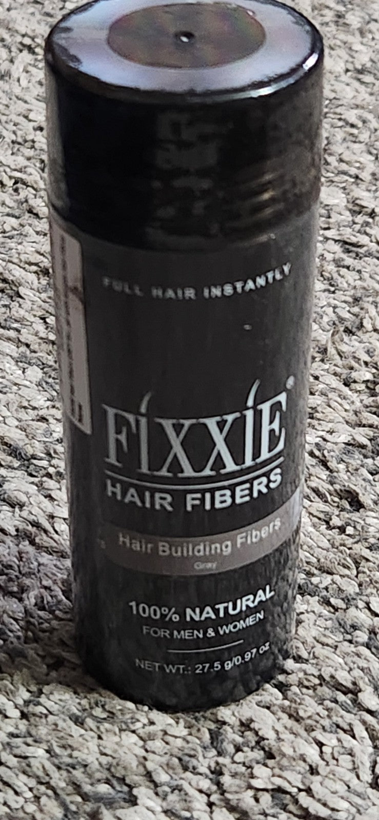 Fixxie Hair Fibers Grey 100% Natural For Men Or Woman
