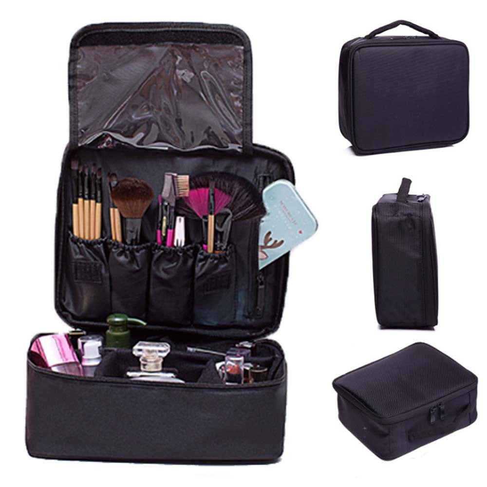 Large Waterproof Makeup Bag Organizer Portable Cosmetic Case