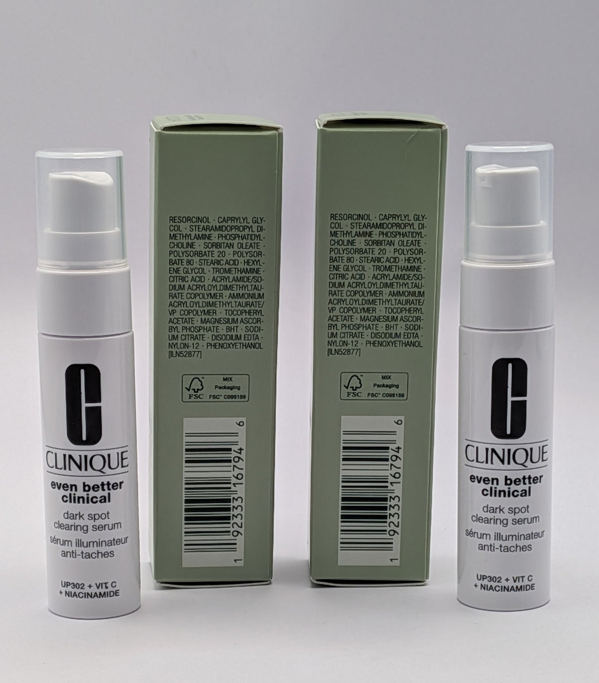 Clinique Dark Spot Correcting Serum - Brightening Face Treatment 0.34 Oz 10ml Each
