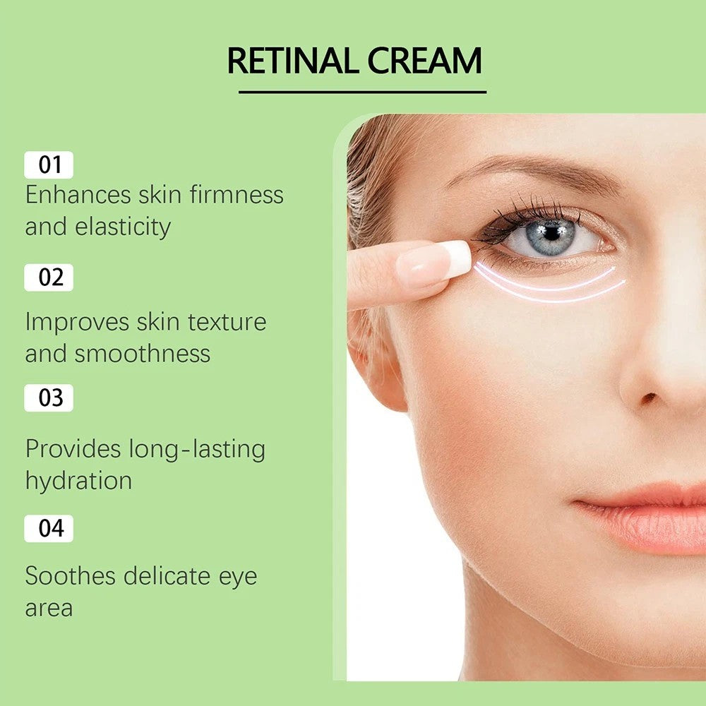 Retinol Eye Cream for Fine Lines Dark Spots & Wrinkles - 15g