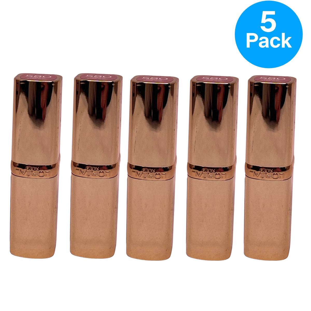 L’Oréal Colour Riche Lipstick 580 Peony Pink – 5 Pack
