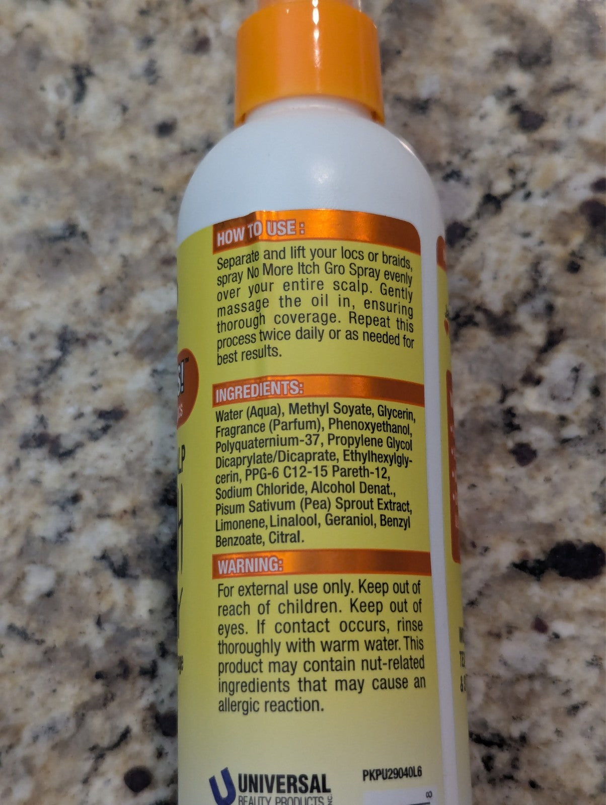 No More Itch Spray for Scalp Relief - Soothing 8 oz Spray