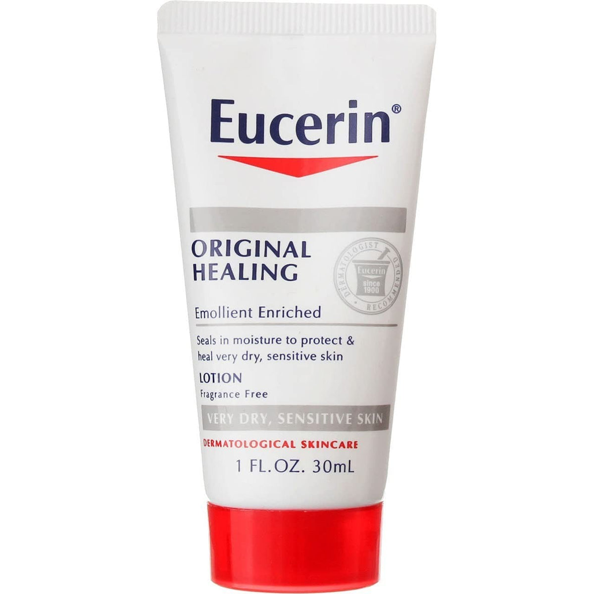 Eucerin Original Healing Lotion, 1 fl oz, Pack of 4