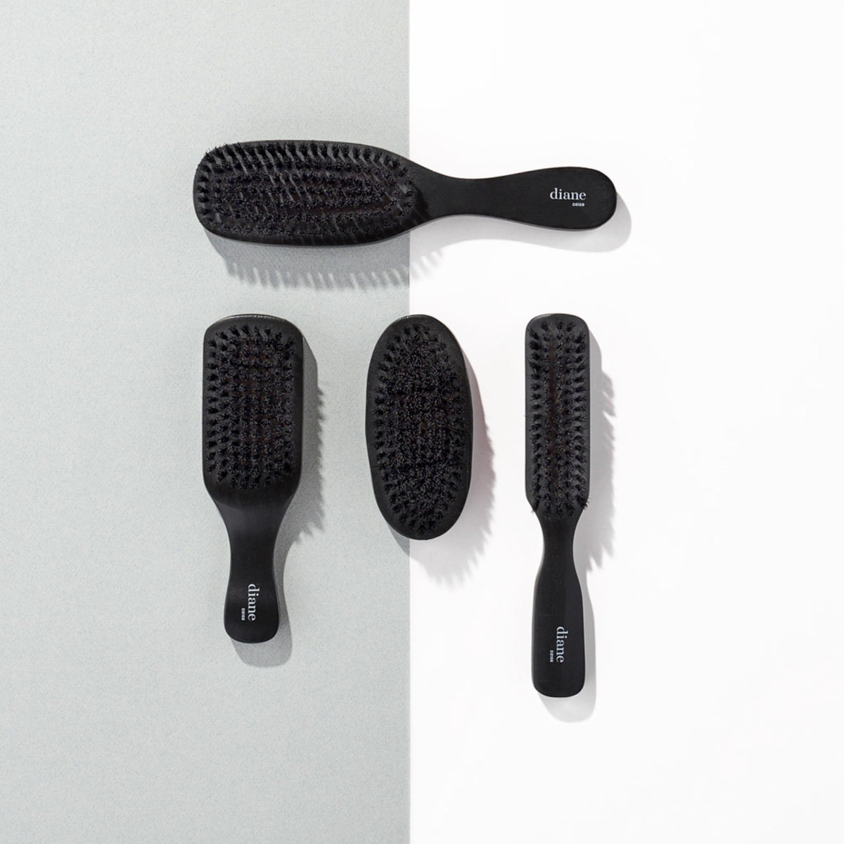 Boar Bristle Hair Styling Brush for Fine to Medium Hair - Natural Wooden Handle