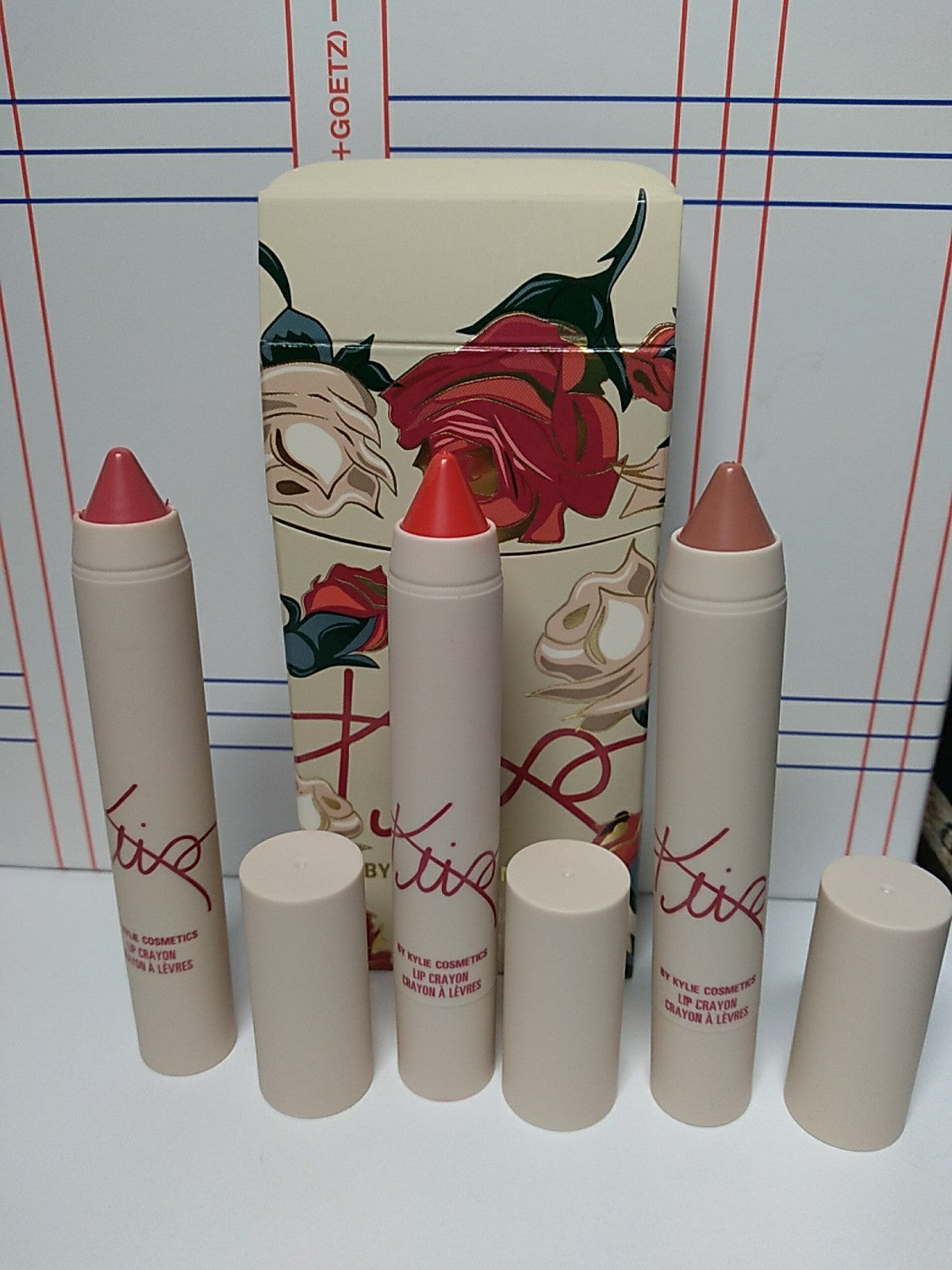 Lip Crayon Set 3-Pack by Kylie Jenner Kris – 0.11 oz Each