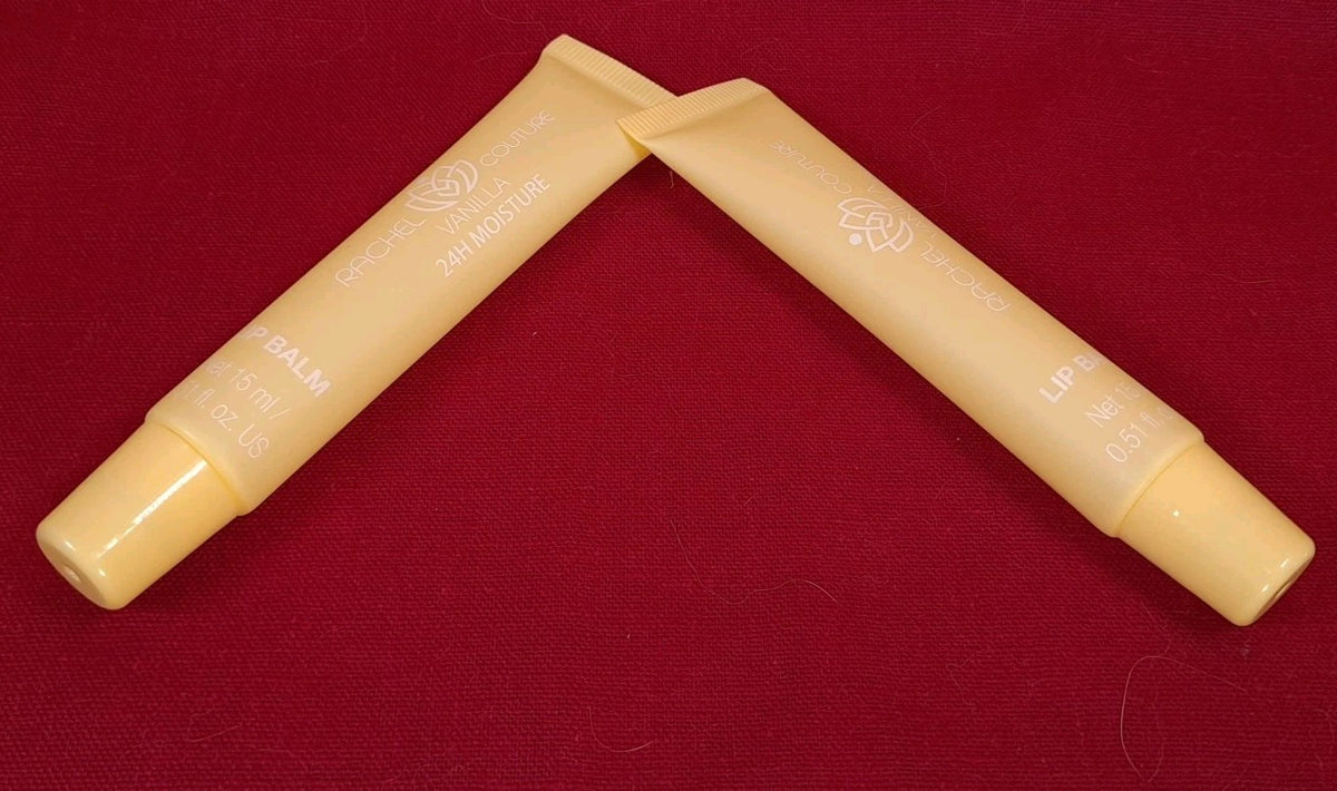 2 Pack Vanilla Lip Balm - 24 Hour Moisture Full Size 15ml