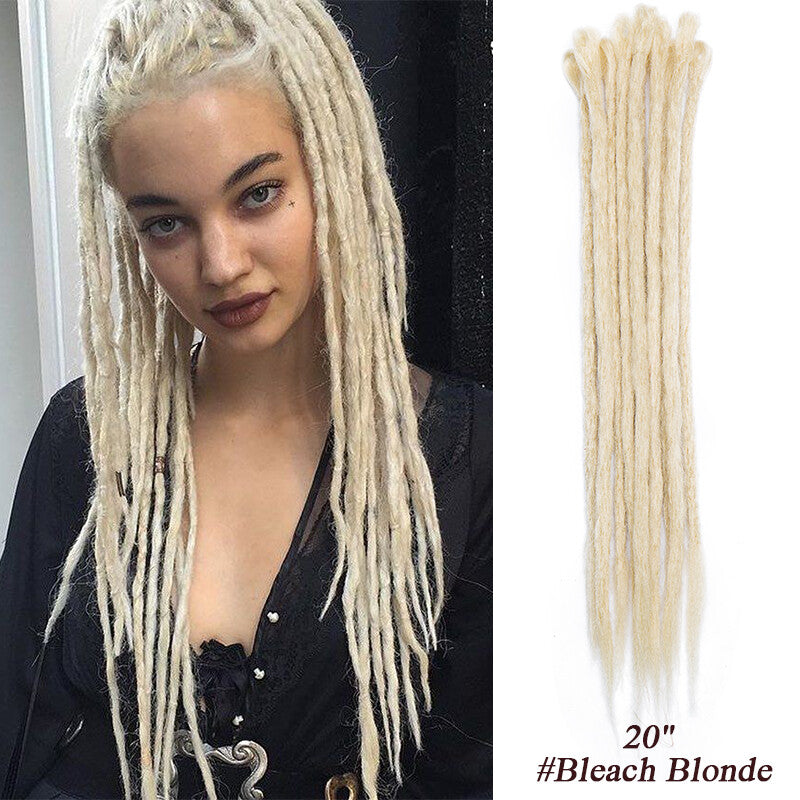 Ombre Dreads Locs Crochet Dreadlock Extensions Faux Long Natural Look