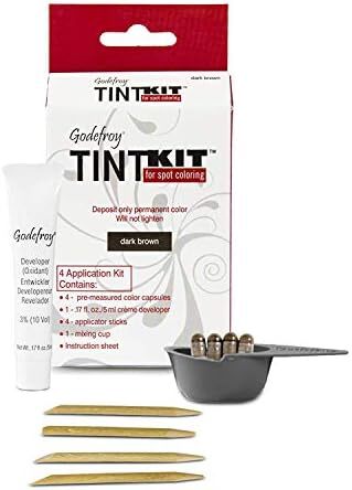 Hair Color Spot Tint Kit - Multiple Shades for Gray Covering & Facial Hair