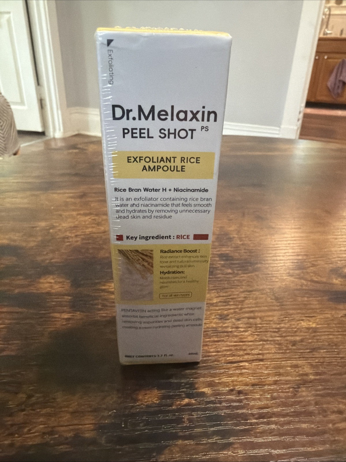 Hydrating Rice Bran Niacinamide Face Serum - 2.7 fl oz | Dr.Melaxin Peel Shot PS