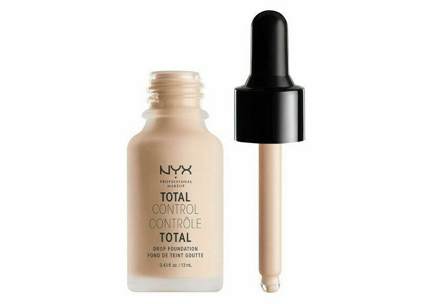 Buildable Liquid Foundation with Dropper - Sheer to Full Coverage, Soft Matte Finish