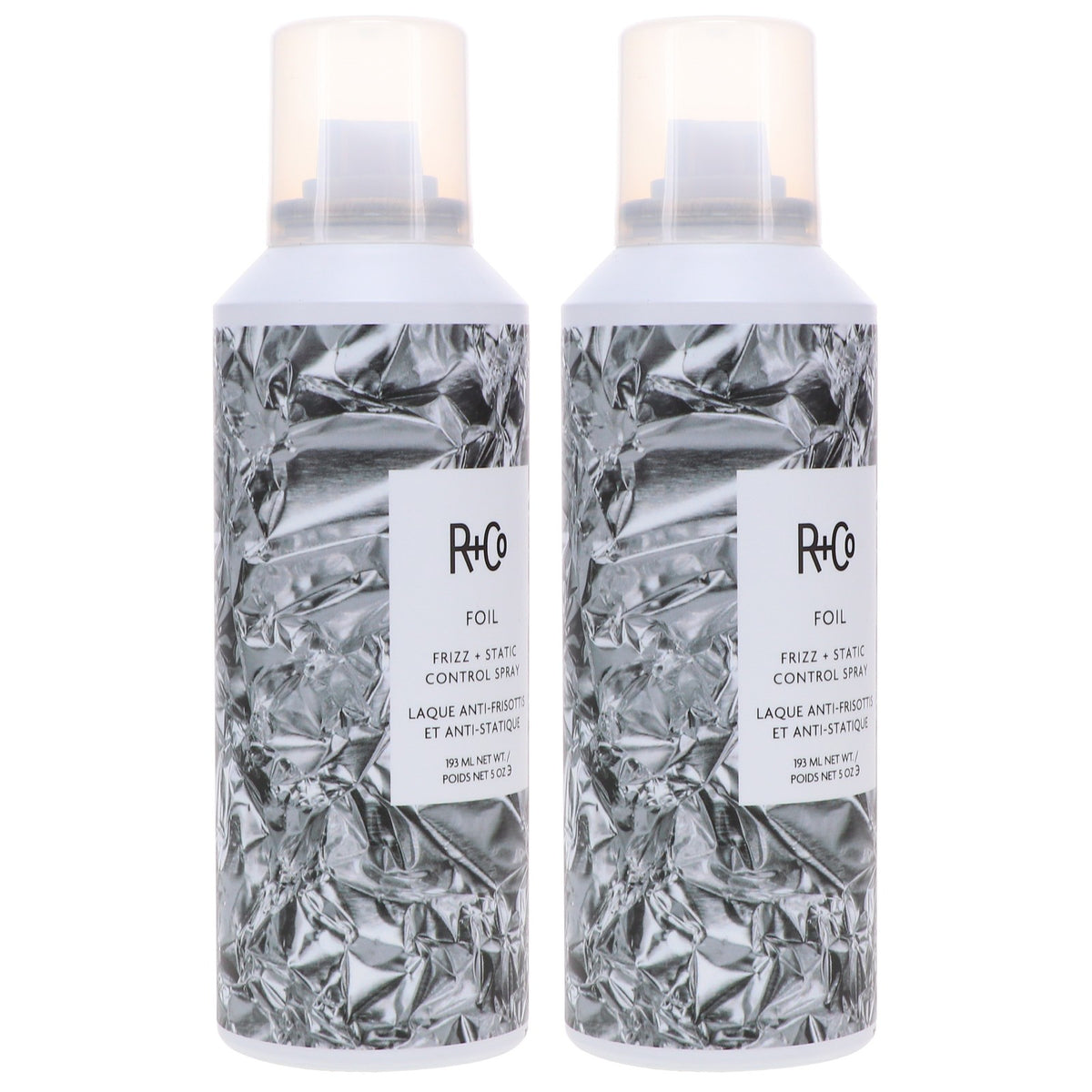 Frizz and Static Control Hair Spray 5 oz - 2 Pack for Shine & UV Protection