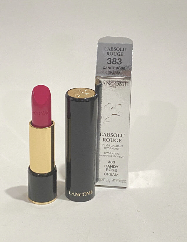 Lancôme L'Absolu Rouge Lipstick 383 Candy Rose Full Size New In Box