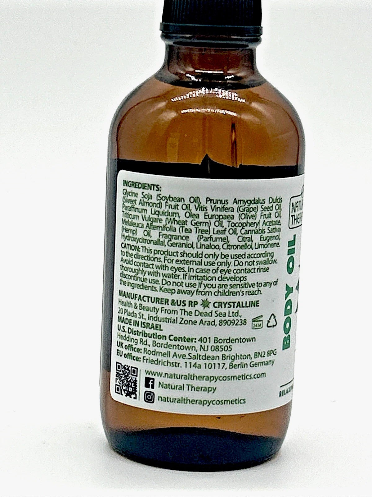 Hemp & Tea Tree Body Oil - 4 oz