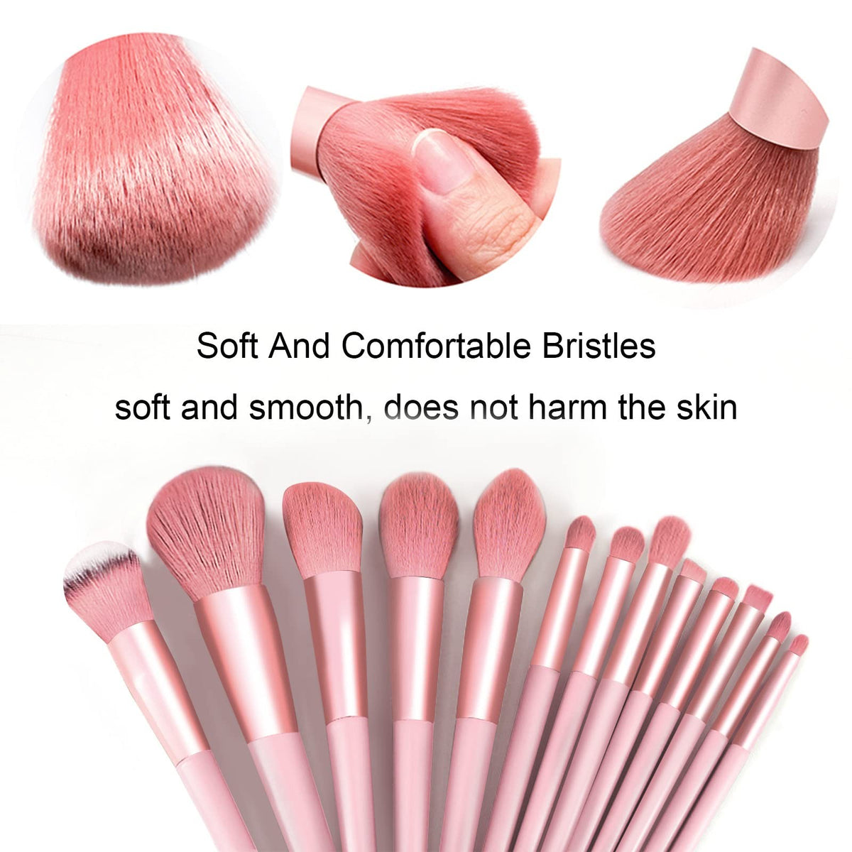 Makeup Brush Set 22 Pcs with Storage Bag - Soft Synthetic Bristles
